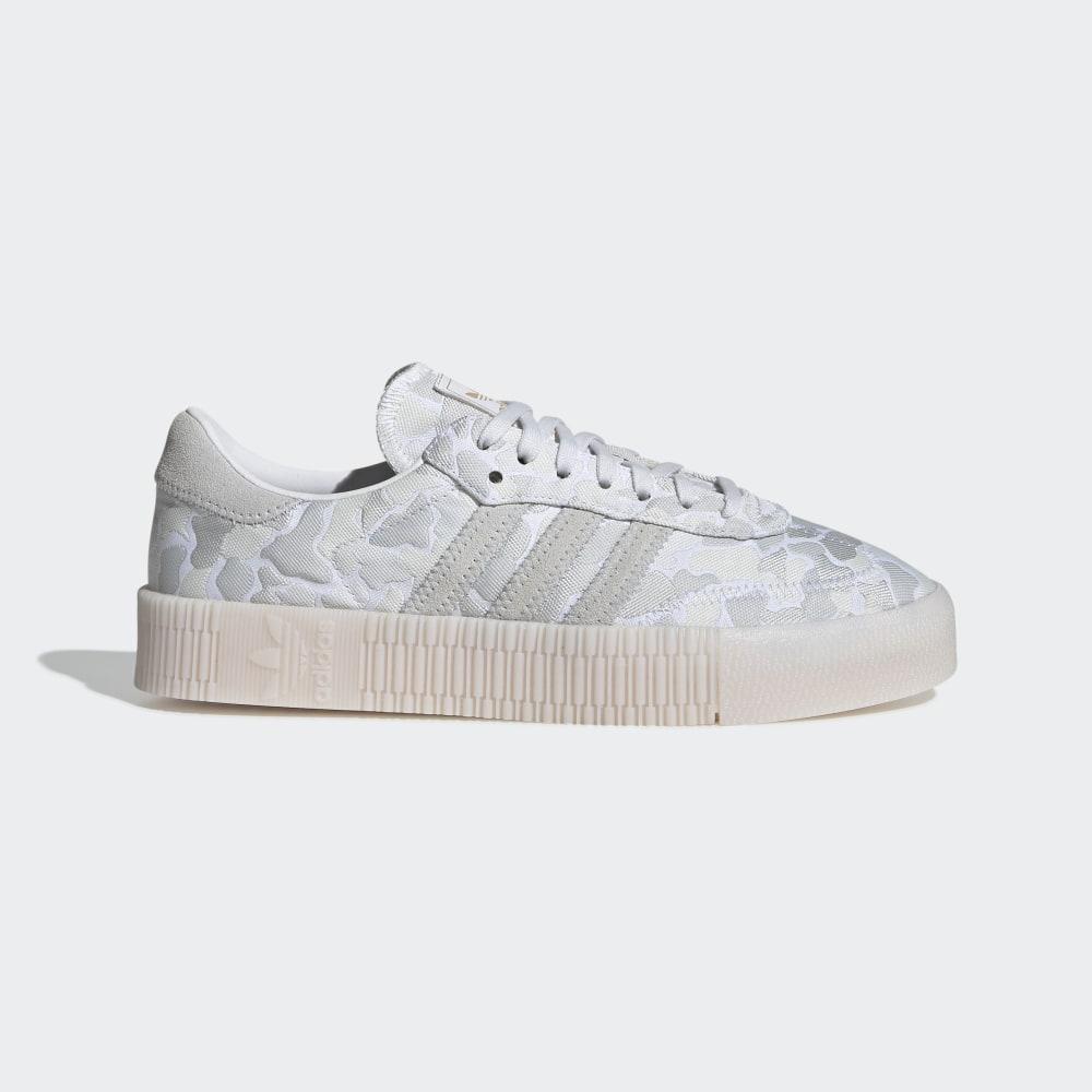 Originals Adidas SAMBAROSE Dama Romania - Albi/Aurii Metal EE4676